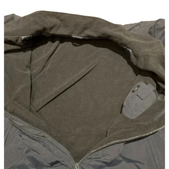 BMW Bomber‎ Jacket Full Zip Mens 3XL Windbreaker Fleece Lined Racer Fitted Logo - Picture 6 of 9